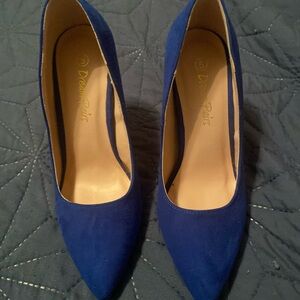Dream Pairs Women's Blue Heels